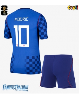 Croația Luka Modric #10 Echipament de Fotbal Replică Mondial 2026 Copii Deplasare (+ Șorturi)